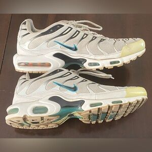 Men's Nike Air Max Plus‎ 'Dusty Cactus' White Silver Teal Size 13 2017 Release